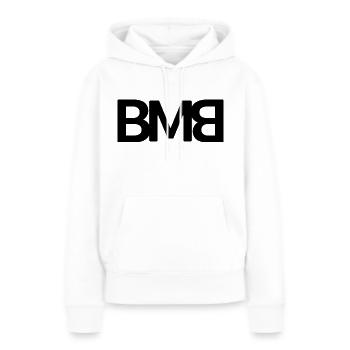 Dein Abschnittstext 1 - Frauen Premium Bio Hoodie - Weiß - Vorne - Julia (174cm)