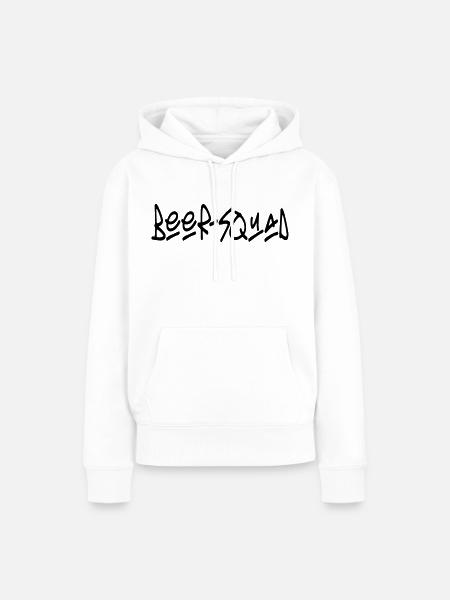 beer-squad - Frauen Premium Bio Hoodie - Weiß