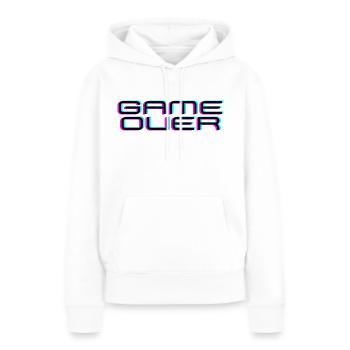 Game over - Frauen Premium Bio Hoodie - Weiß - Vorne - Julia (174cm)