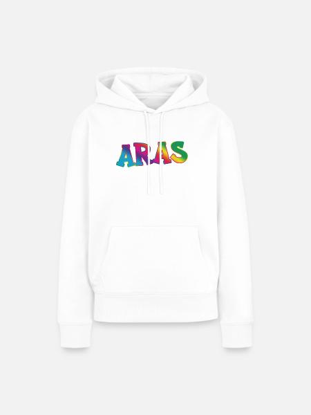 Aras - Frauen Premium Bio Hoodie - Weiß