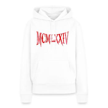 MCMLXXIII 1974 50. Geburtstag B-Day Geburtstagsgeschenk - Frauen Premium Bio Hoodie - Weiß - Vorne - Julia (174cm)