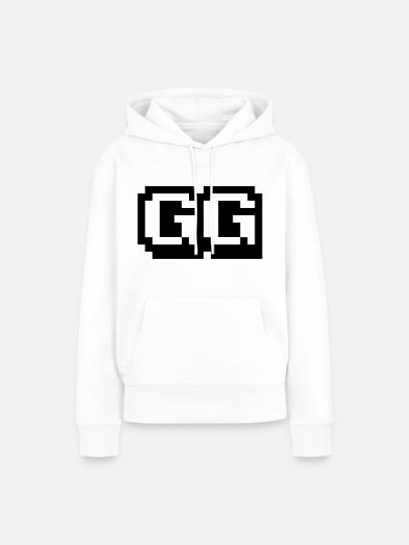 Nerd Good Game - Frauen Premium Bio Hoodie - Weiß
