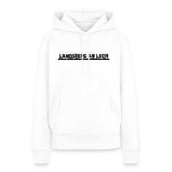Landsberg am Lech - Sweat à capuche Premium bio Femme - blanc - Devant - Julia (174cm)