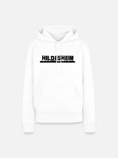 Hildesheim - Frauen Premium Bio Hoodie - Weiß