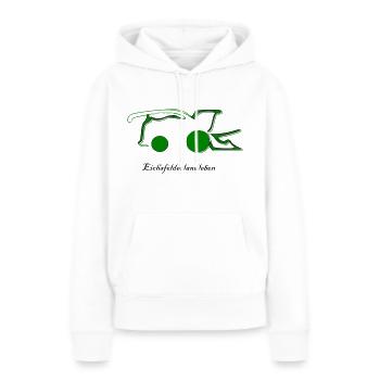 Impressionen-vom-land - Frauen Premium Bio Hoodie - Weiß - Vorne - Julia (174cm)