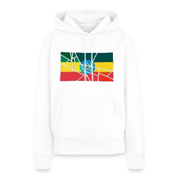 Ethiopia - Women’s Premium Organic Hoodie - white - Front - Julia (174cm)