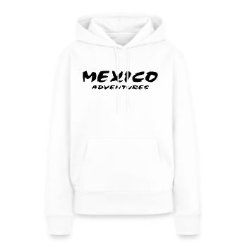 Mexiko - Frauen Premium Bio Hoodie - Weiß - Vorne - Julia (174cm)