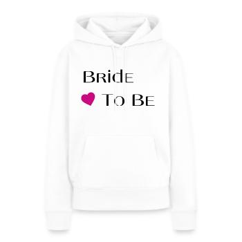Braut in spe - Frauen Premium Bio Hoodie - Weiß - Vorne - Julia (174cm)