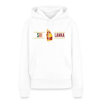 SRI LANKA Flagge - Frauen Premium Bio Hoodie - Weiß - Vorne - Julia (174cm)
