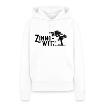 Zinnowitz, Perle der Ostsee - Frauen Premium Bio Hoodie - Weiß - Vorne - Julia (174cm)