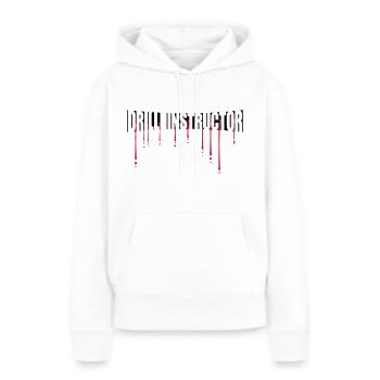 Blut Drill Instructor - Frauen Premium Bio Hoodie - Weiß - Vorne - Julia (174cm)