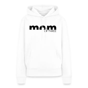 Mama von Drei Dreifache Mutter Muttertag Geschenk - Frauen Premium Bio Hoodie - Weiß - Vorne - Julia (174cm)