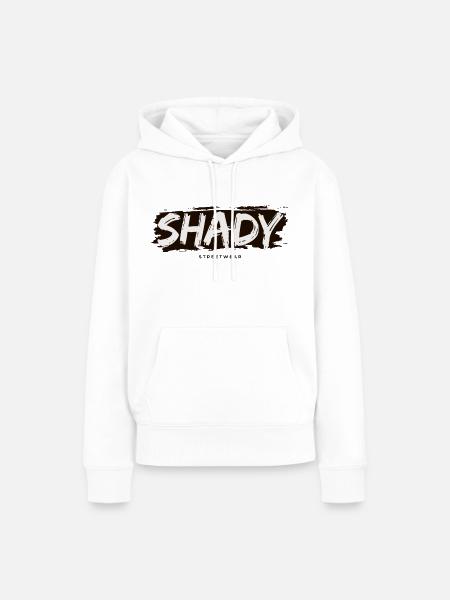 Shady Wear Logo - Frauen Premium Bio Hoodie - Weiß