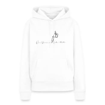 Tattoo Tinte - Frauen Premium Bio Hoodie - Weiß - Vorne - Julia (174cm)