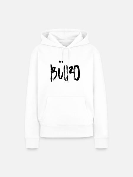 Büro - Frauen Premium Bio Hoodie - Weiß