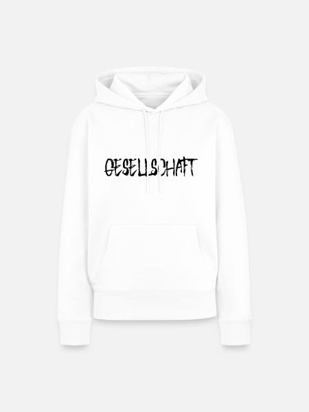 Gesellschaft - Frauen Premium Bio Hoodie - Weiß