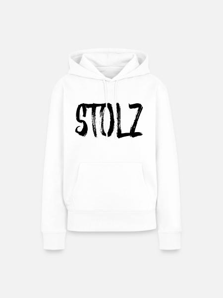 Stolz - Frauen Premium Bio Hoodie - Weiß