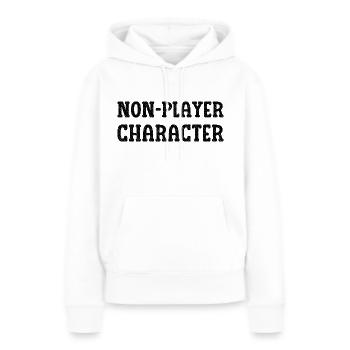 Nicht-Spieler-Charakter - Frauen Premium Bio Hoodie - Weiß - Vorne - Julia (174cm)