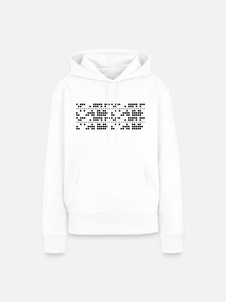 TheCode - Frauen Premium Bio Hoodie - Weiß