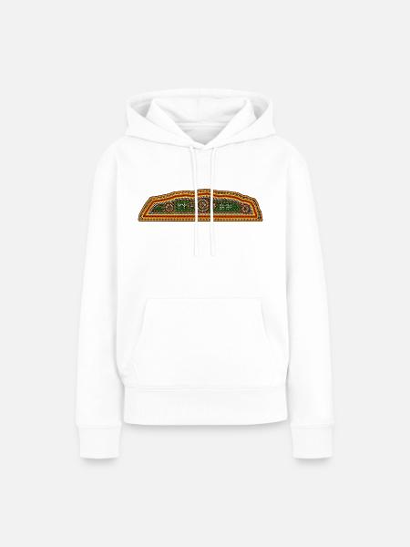 Uluru - Frauen Premium Bio Hoodie - Weiß