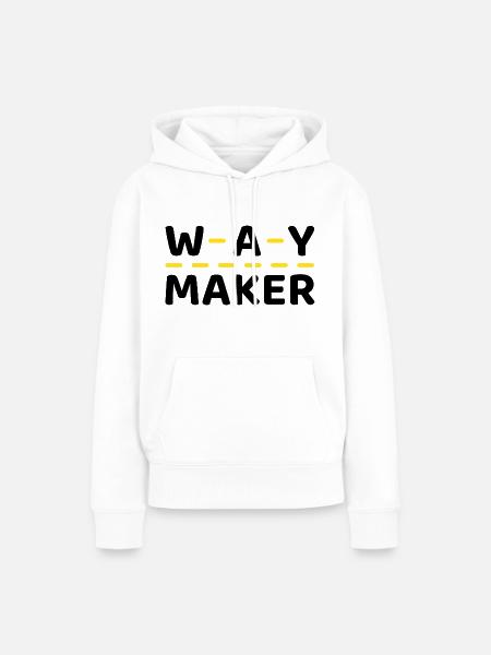 Christliche Sprüche - Frauen Premium Bio Hoodie - Weiß