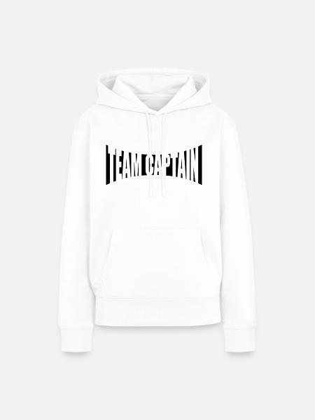 Gruppe Team Captain - Frauen Premium Bio Hoodie - Weiß