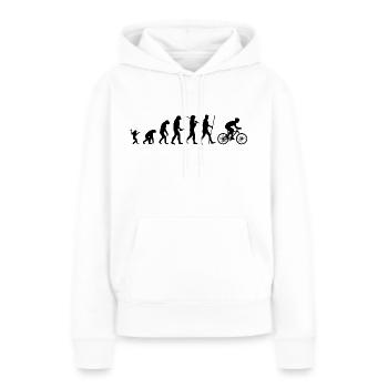 Bike evolution - Women’s Premium Organic Hoodie - white - Front - Julia (174cm)