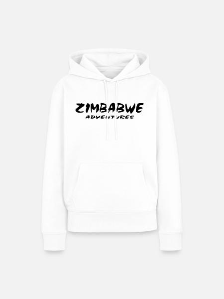 Zimbabwe - Simbabwe - Frauen Premium Bio Hoodie - Weiß