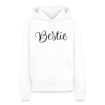 Bestie - Freundschafts-T-Shirt für beste Freundinn - Frauen Premium Bio Hoodie - Weiß - Vorne - Julia (174cm)