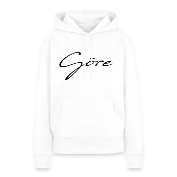 Göre - Freche weibliche Person - Frauen Premium Bio Hoodie - Weiß - Vorne - Julia (174cm)