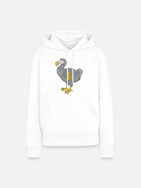 Die Dodo-Ente - Frauen Premium Bio Hoodie - Weiß