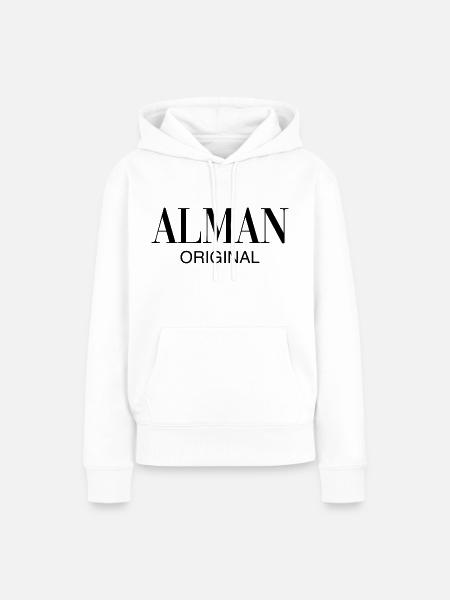 Alman Deutschland - Frauen Premium Bio Hoodie - Weiß