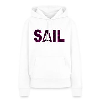 Segeln Segler Segelboot Skipper Geschenk - Frauen Premium Bio Hoodie - Weiß - Vorne - Julia (174cm)