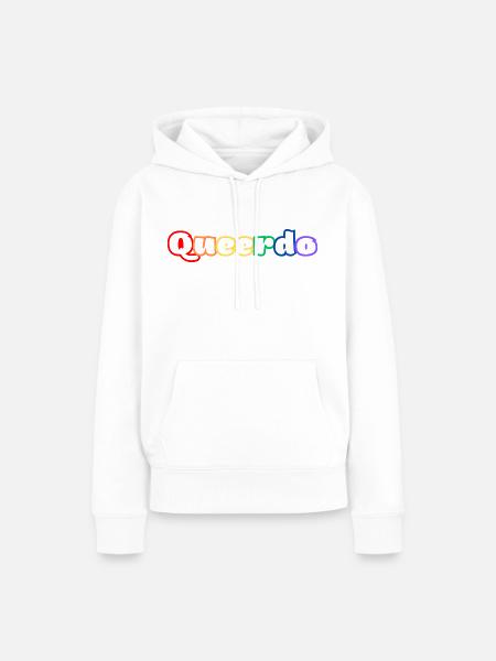 Queerdo - Frauen Premium Bio Hoodie - Weiß
