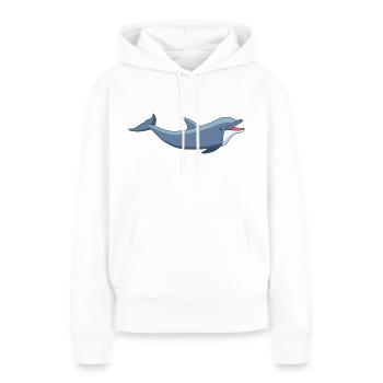 Meerestiere - Frauen Premium Bio Hoodie - Weiß - Vorne - Julia (174cm)