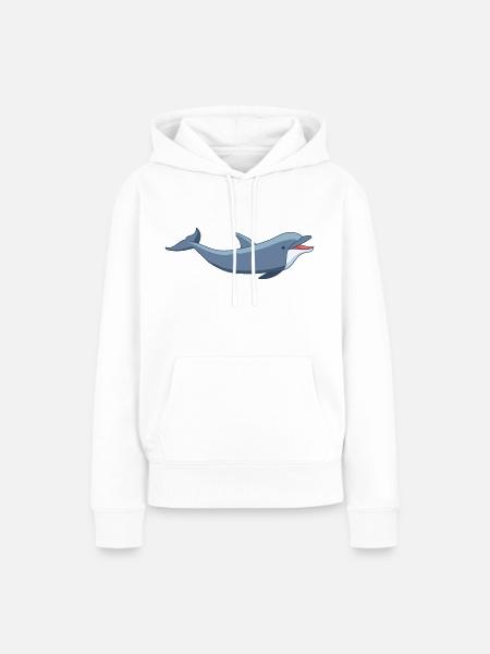 Meerestiere - Frauen Premium Bio Hoodie - Weiß
