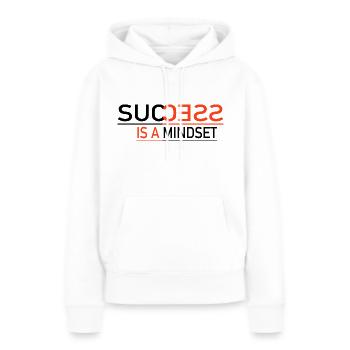 Success is a mindset - Women’s Premium Organic Hoodie - white - Front - Julia (174cm)