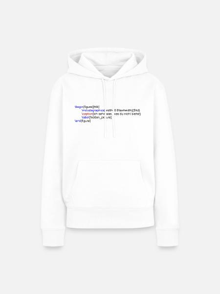 Latex Grafik - Frauen Premium Bio Hoodie - Weiß