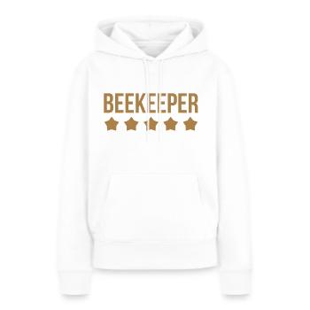 Imker / Imker - Frauen Premium Bio Hoodie - Weiß - Vorne - Julia (174cm)