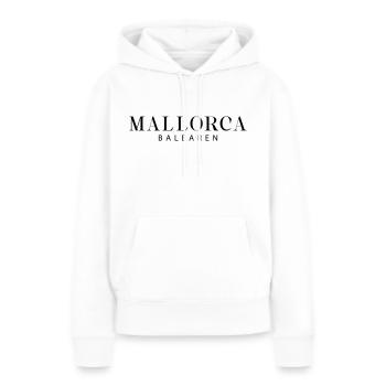 Majorque - Îles Baléares - Sweat à capuche Premium bio Femme - blanc - Devant - Julia (174cm)