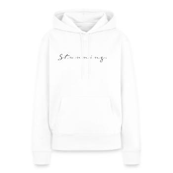 Stunning gift woman gift idea - Women’s Premium Organic Hoodie - white - Front - Julia (174cm)