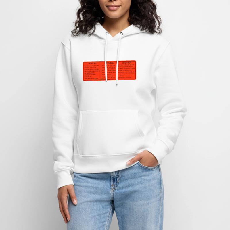 SYNCRO DIFF LOCKS differenzialsperren aufkleber Frauen Premium Bio Hoodie