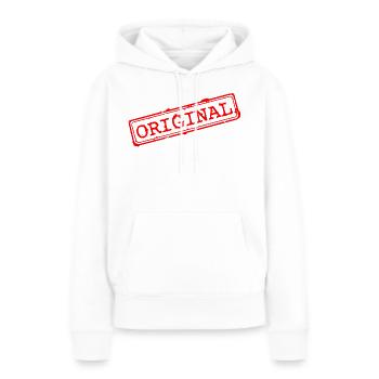 Original Stempel - Frauen Premium Bio Hoodie - Weiß - Vorne - Julia (174cm)