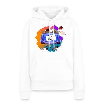 Gerade verheiratet - Frauen Premium Bio Hoodie - Weiß - Vorne - Julia (174cm)