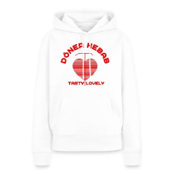 döner kebab - Frauen Premium Bio Hoodie - Weiß - Vorne - Julia (174cm)