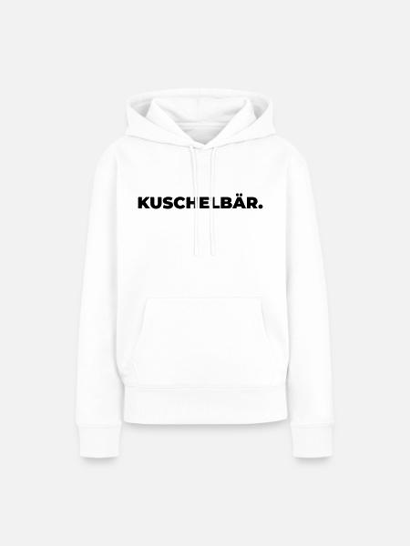 Kuschelbär - Statement Print - Frauen Premium Bio Hoodie - Weiß