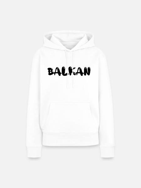 balkan - Frauen Premium Bio Hoodie - Weiß
