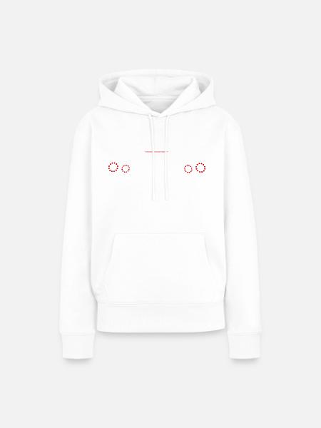 Feuer GTR Auto - Frauen Premium Bio Hoodie - Weiß
