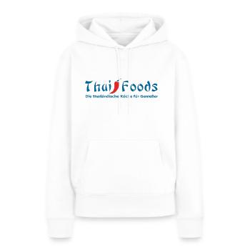 Thaifoods The Thai cuisine for. Epicure - Women’s Premium Organic Hoodie - white - Front - Julia (174cm)
