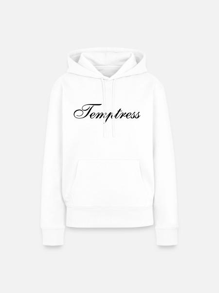Verführerin - Frauen Premium Bio Hoodie - Weiß